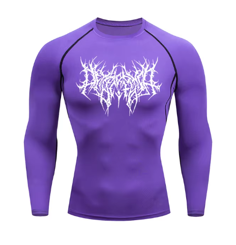 Men anime compression tops