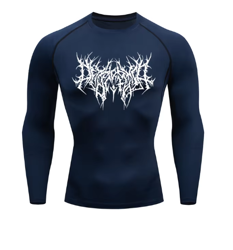 Men anime compression tops