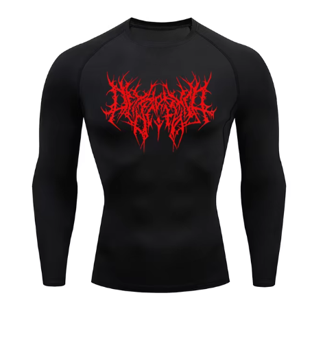 Men anime compression tops