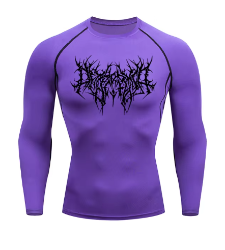 Men anime compression tops