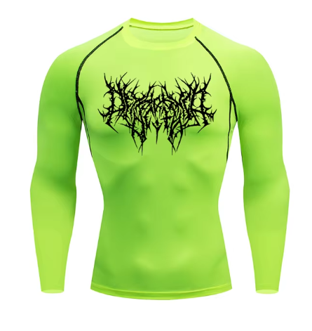 Men anime compression tops