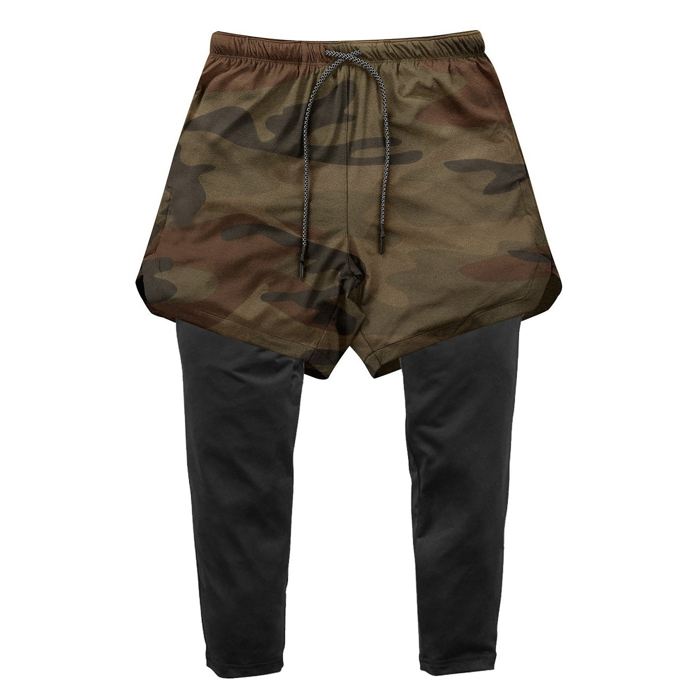 Men's 2-in-1 Quick Dry Running Gym Sports Shorts