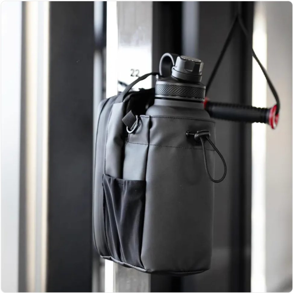 Gym Bag with Outdoor bottle Holder