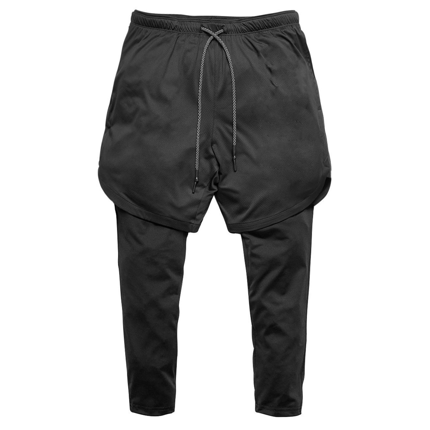 Men's 2-in-1 Quick Dry Running Gym Sports Shorts