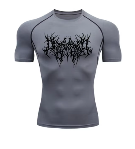 Men anime compression tops