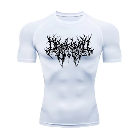 Men anime compression tops
