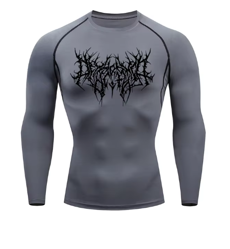 Men anime compression tops