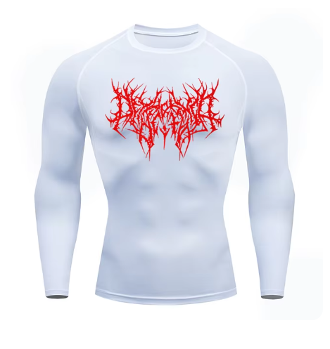 Men anime compression tops