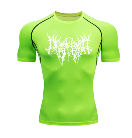 Men anime compression tops
