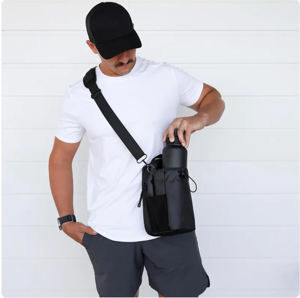 Gym Bag with Outdoor bottle Holder