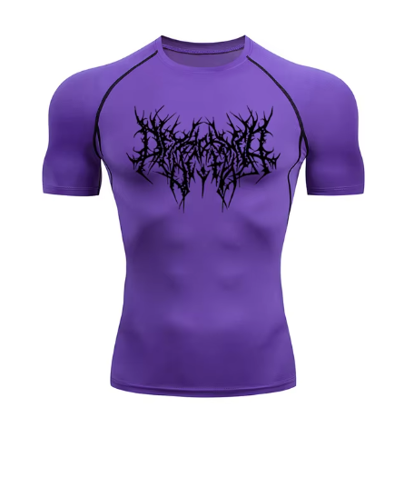 Men anime compression tops