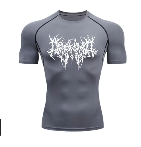 Men anime compression tops