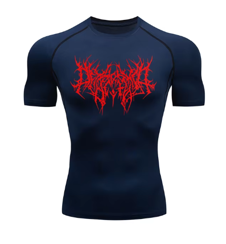 Men anime compression tops