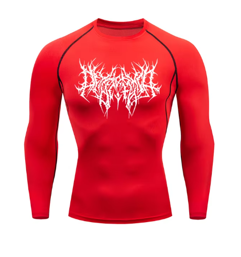 Men anime compression tops
