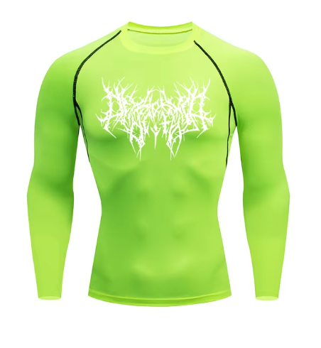 Men anime compression tops