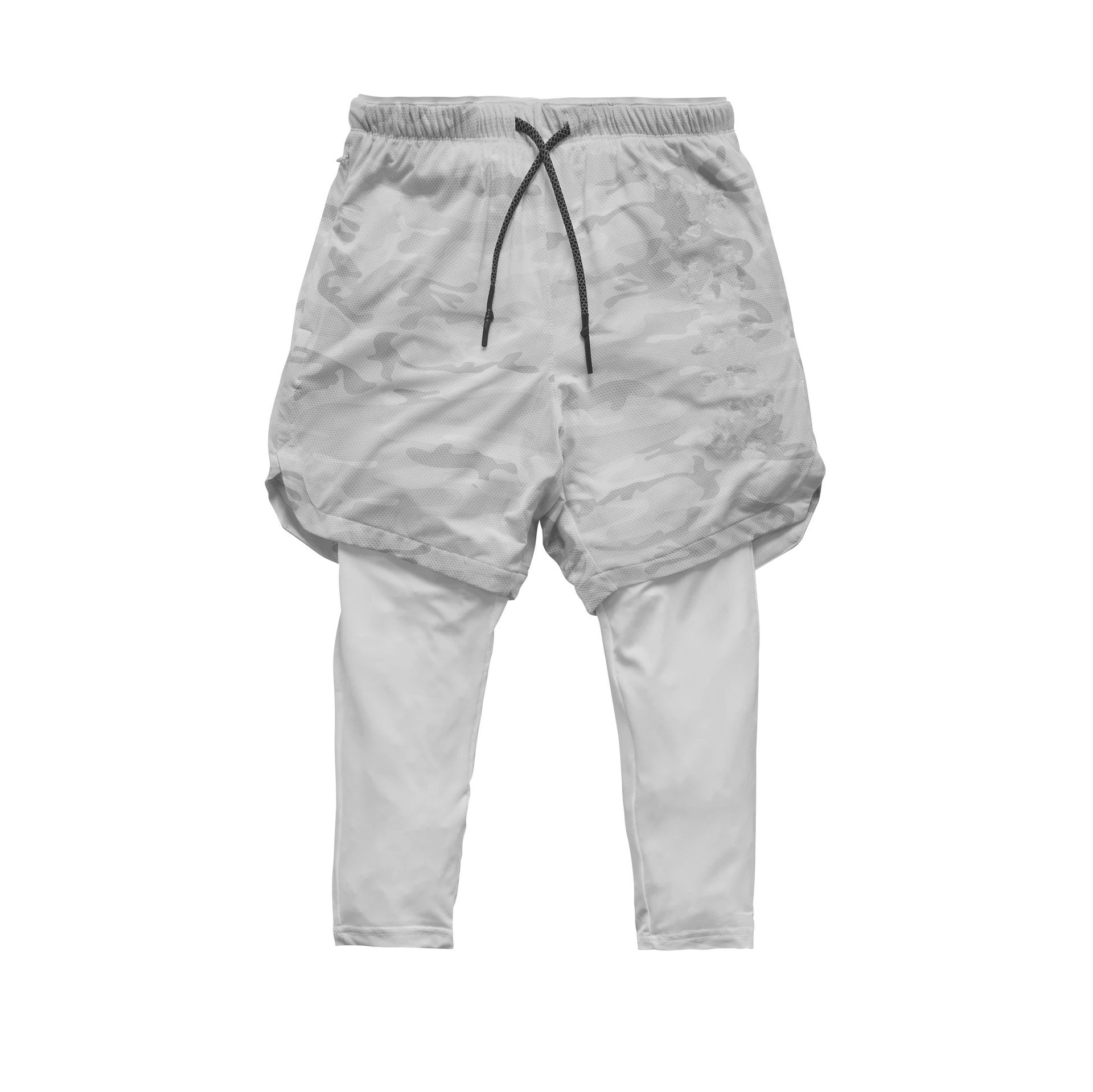Men's 2-in-1 Quick Dry Running Gym Sports Shorts